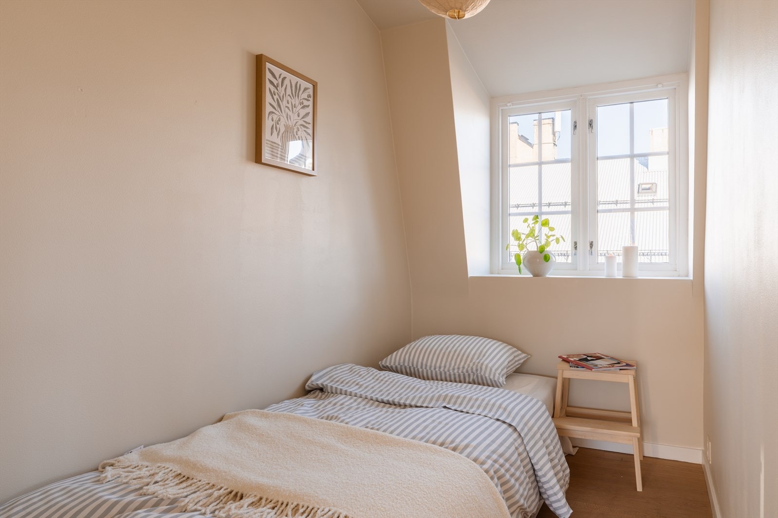 Soverom II er i dag innredet som soverom. Galleribilde