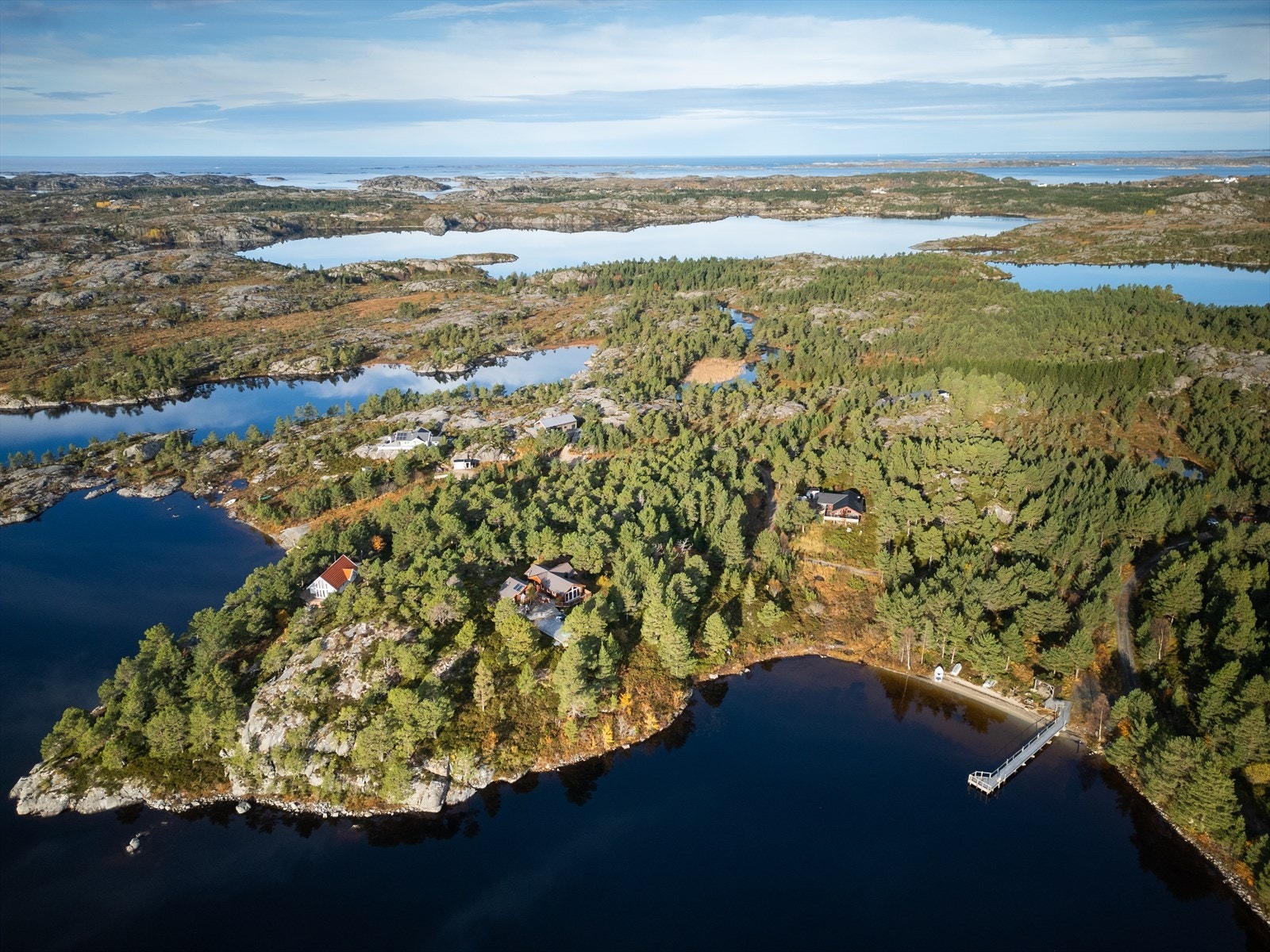 Her har man naturen som en av de nærmeste naboene Galleribilde