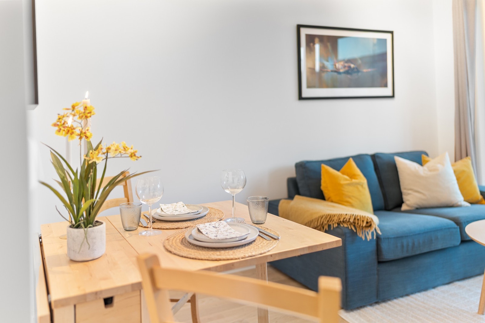 Stuen er på 14,1 kvm. Galleribilde