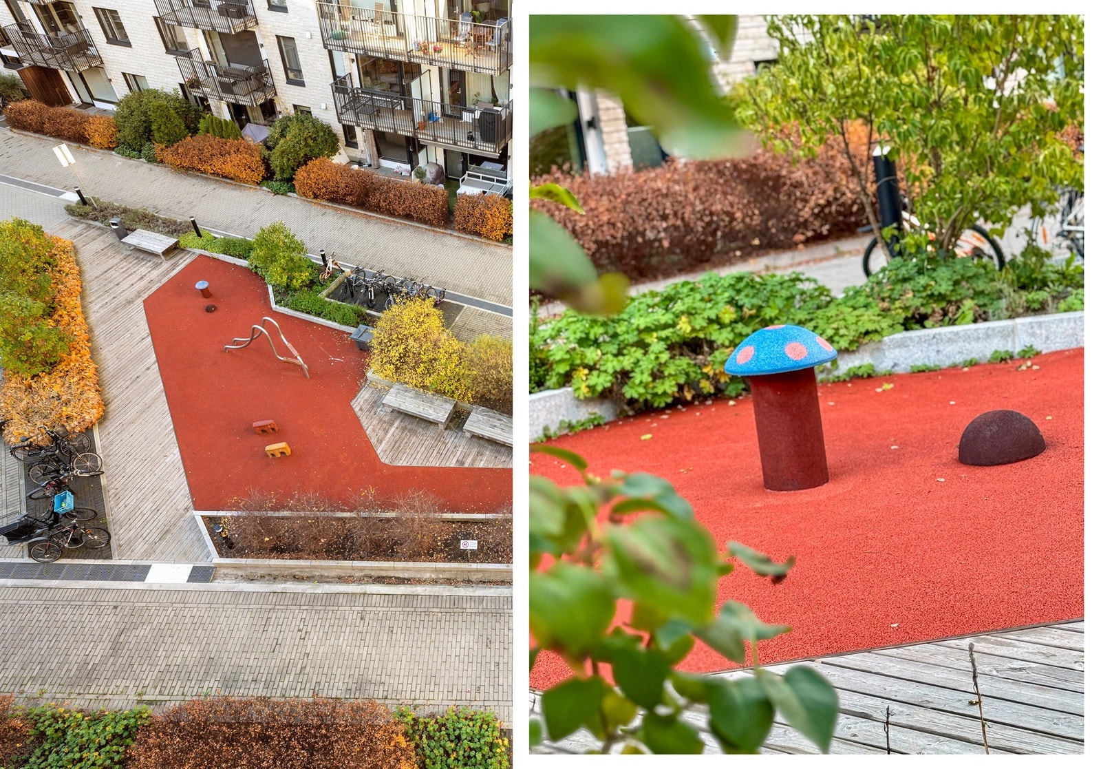 Koselige fellesarealer for store og små i sameiet Galleribilde