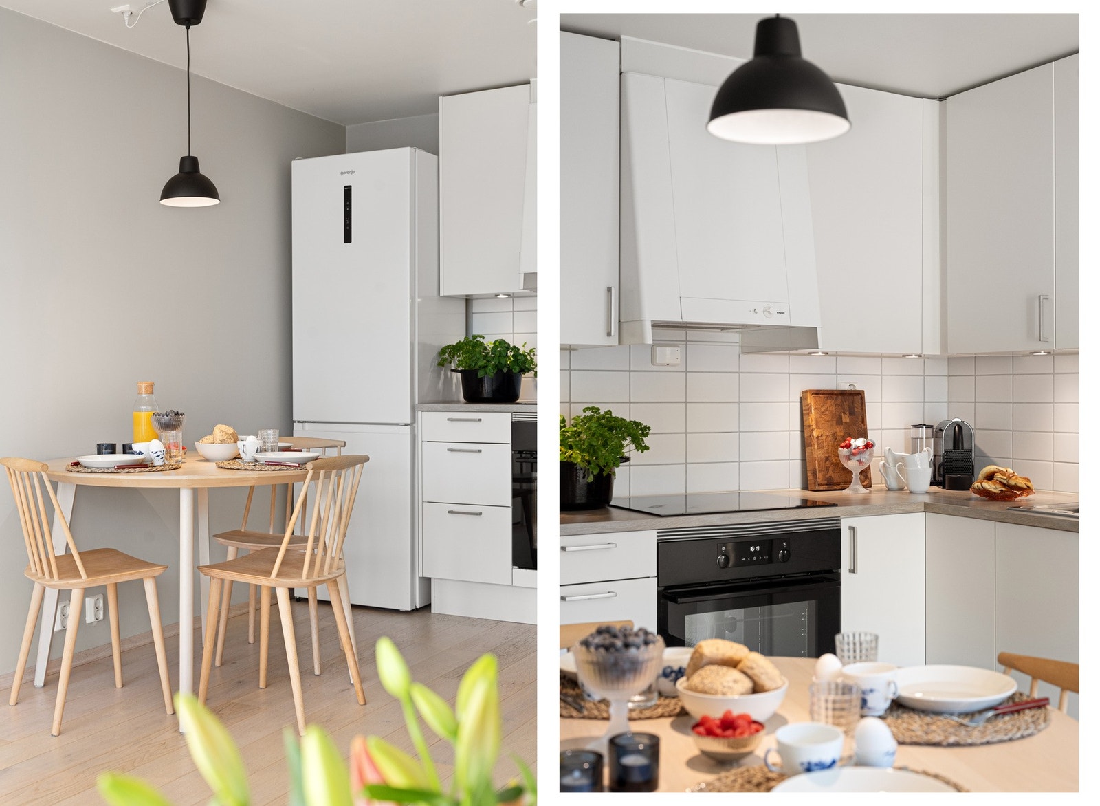 Boligen varmes opp via radiatorer med fjernvarme Galleribilde