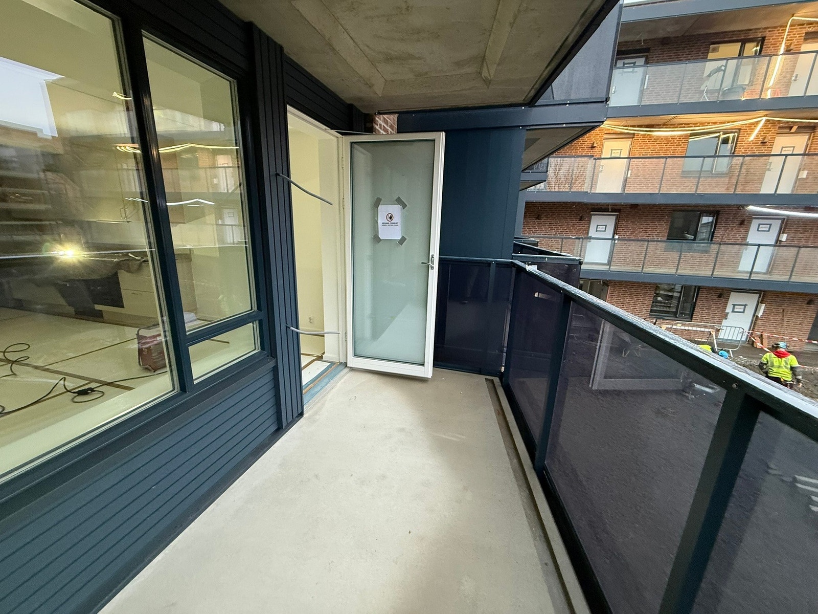 Balkong ut fra stuen Galleribilde