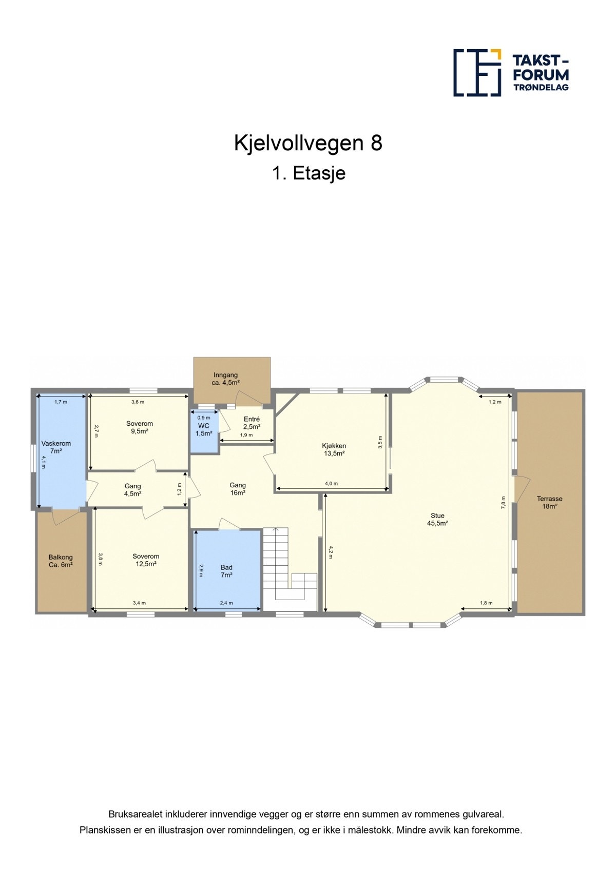 Planskisse 1.etasje. Galleribilde