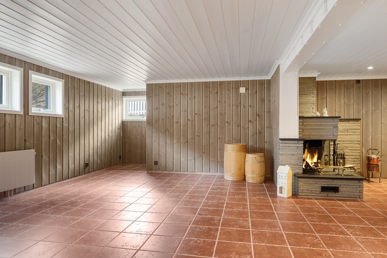 Her er det mange muligheter for å lage et ekstra oppholdsrom for liten og stor, venner eller gjester. Galleribilde