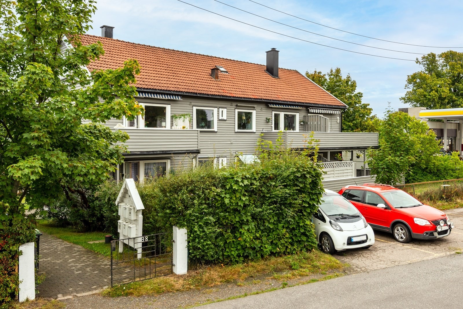 Fasade mot syd Galleribilde