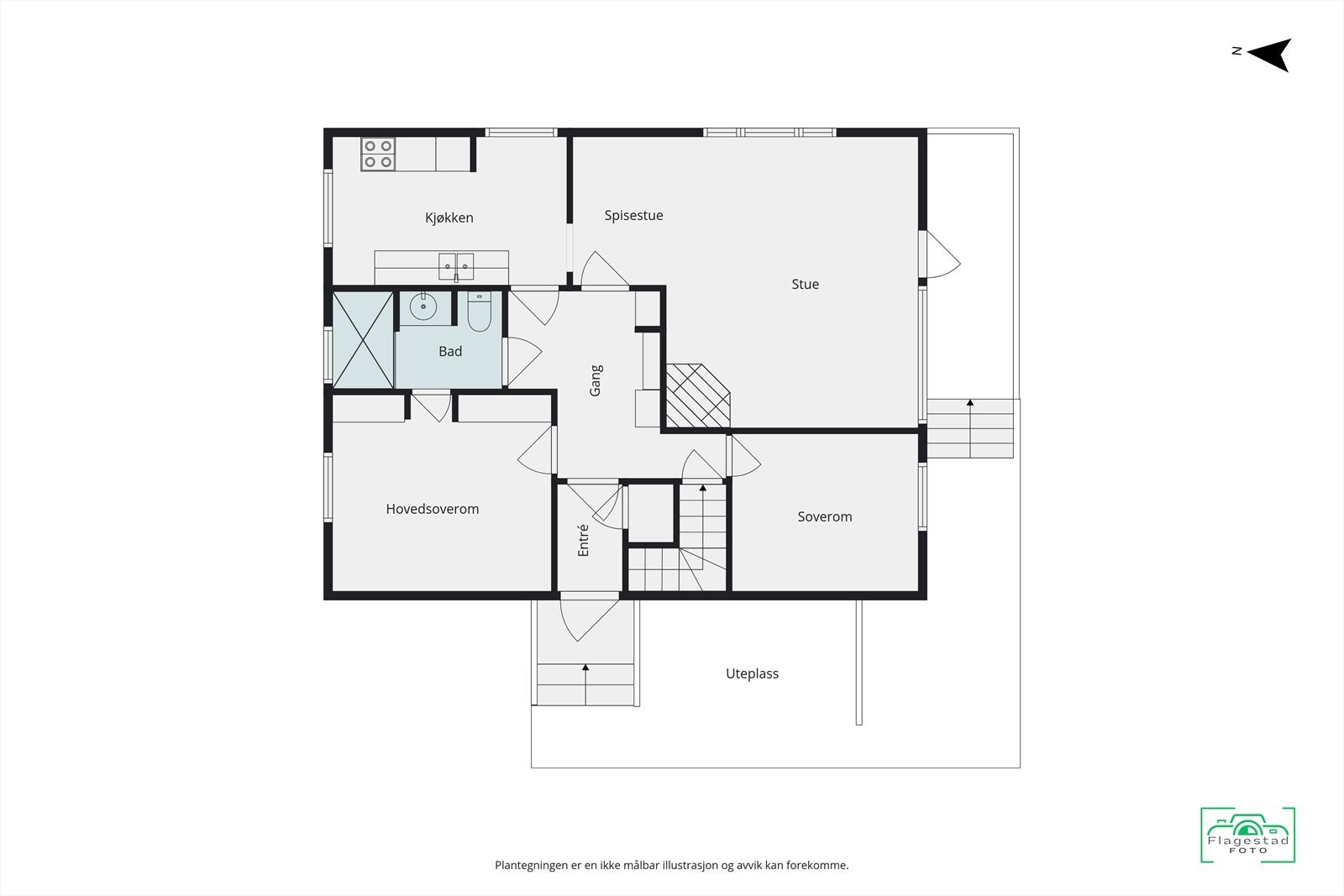 Plantegning Galleribilde