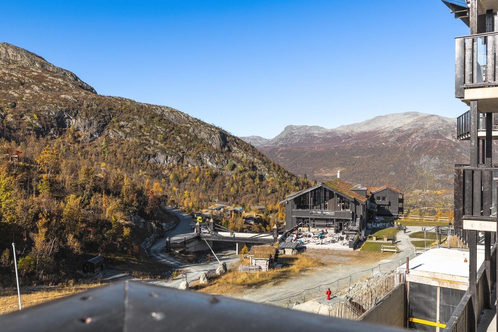 Utsikt fra terrassen Galleribilde