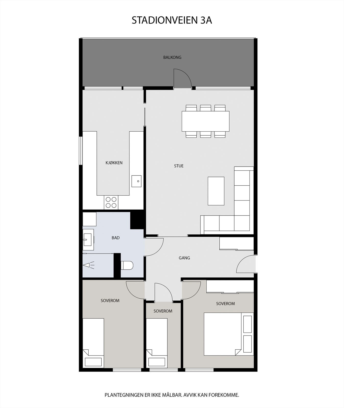 Plantegning 2 etasje. Galleribilde