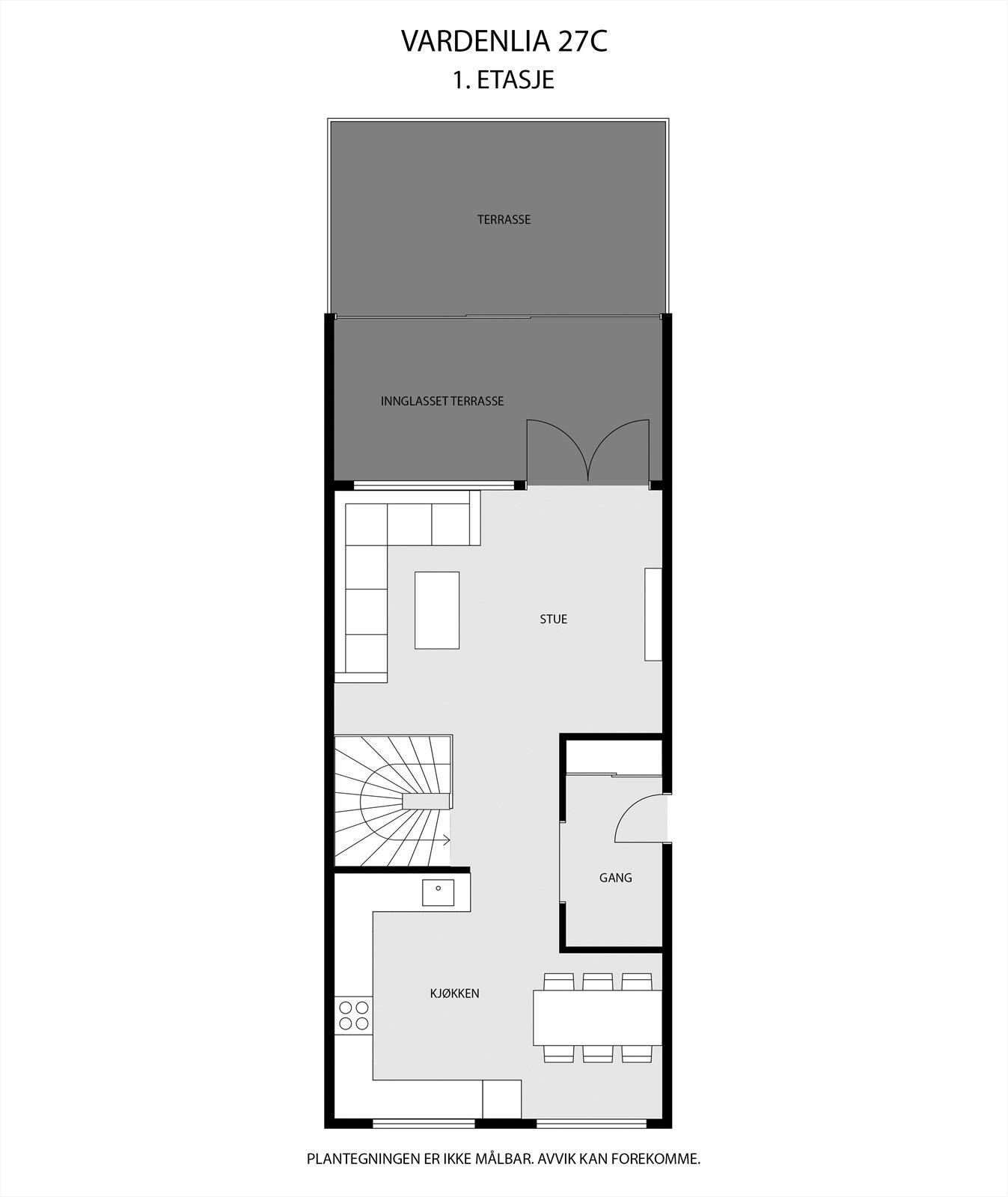 Plantegning 1ETG Galleribilde