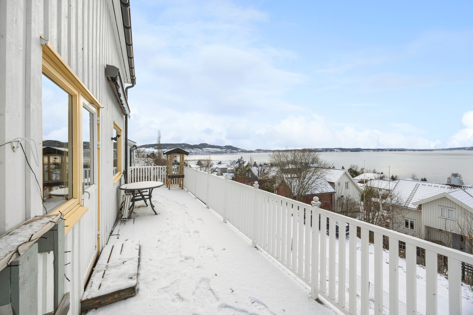 Terrassen måler 20 kvm Galleribilde