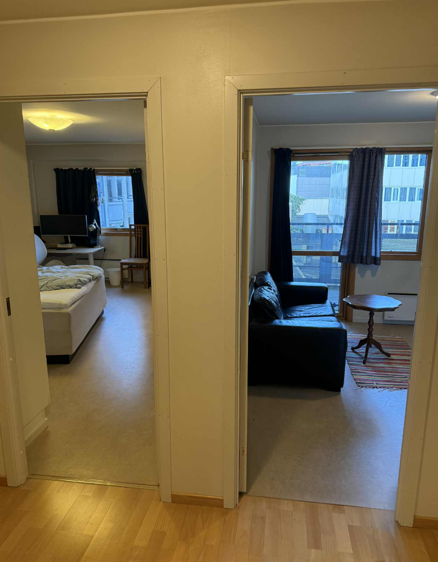 Leiligheten har 2 soverom Galleribilde