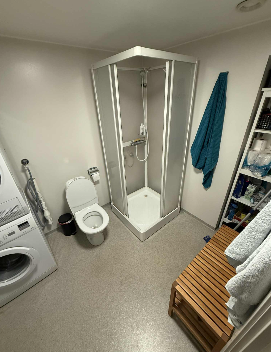 God størrelse på baderom, dusj. Galleribilde