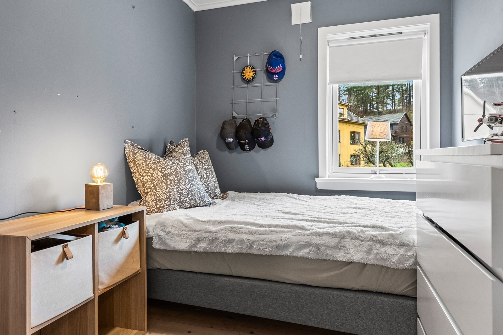 Det tredje soverommet gir ytterligere fleksibilitet, for eksempel som kontor. Galleribilde