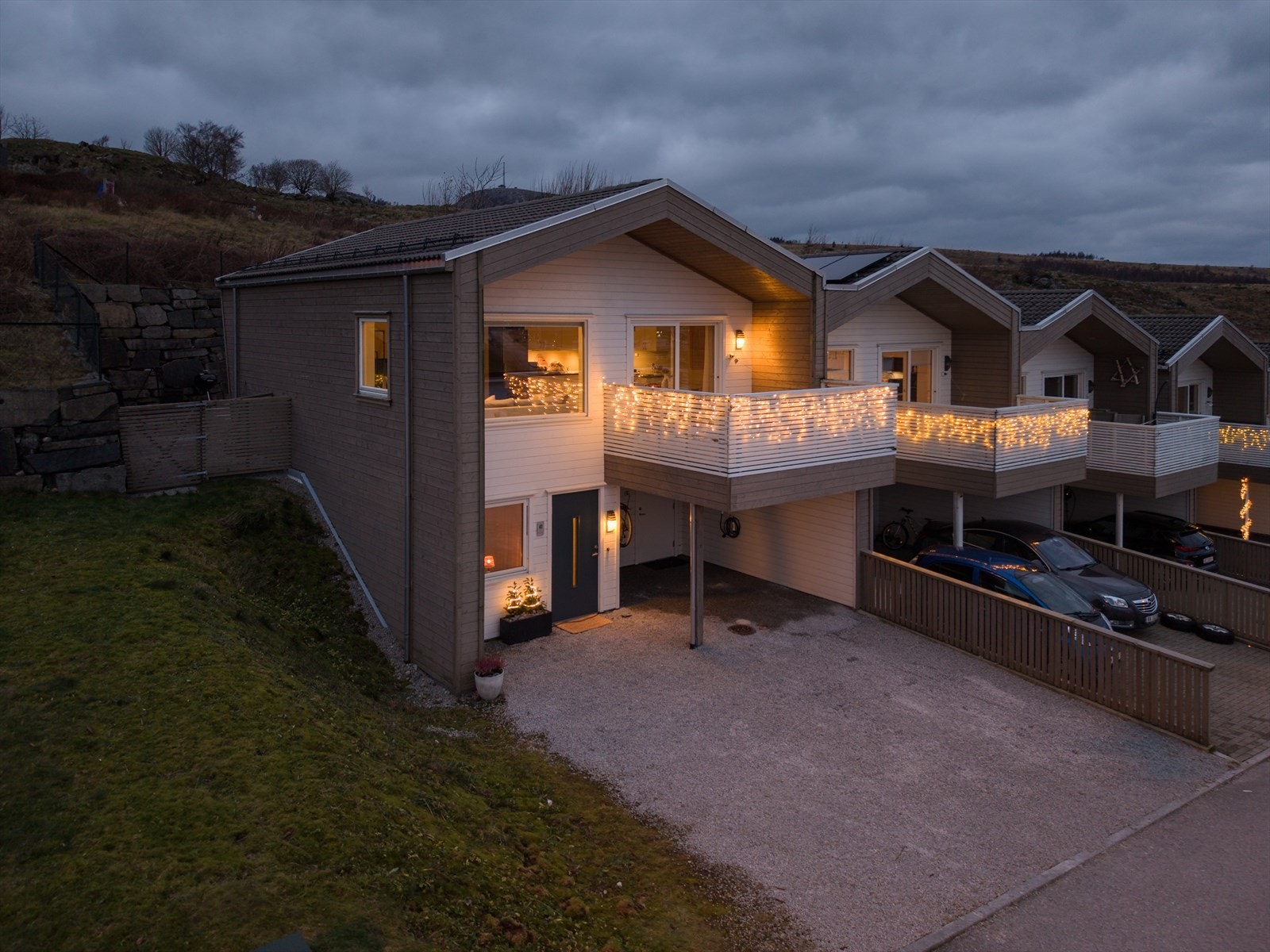 Store deler av eiendommen grenser mot friareal. Galleribilde