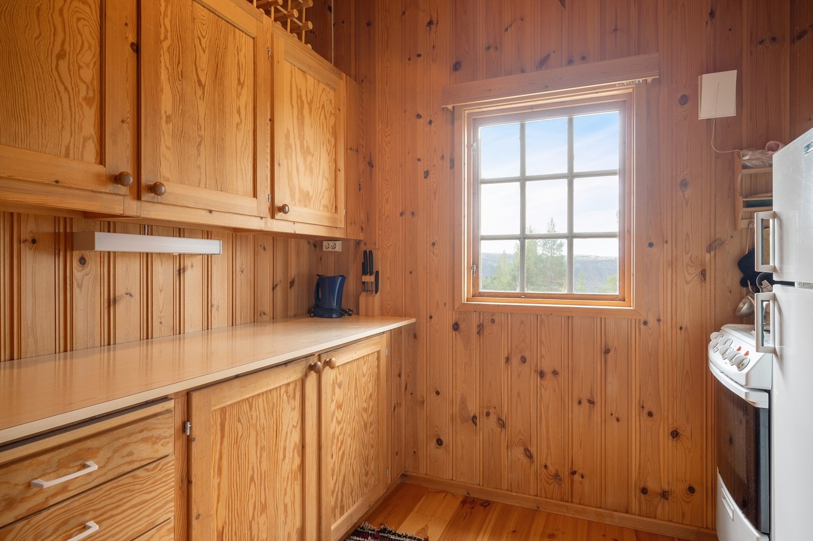 Her er det gode oppbevaringsmuligheter. Galleribilde