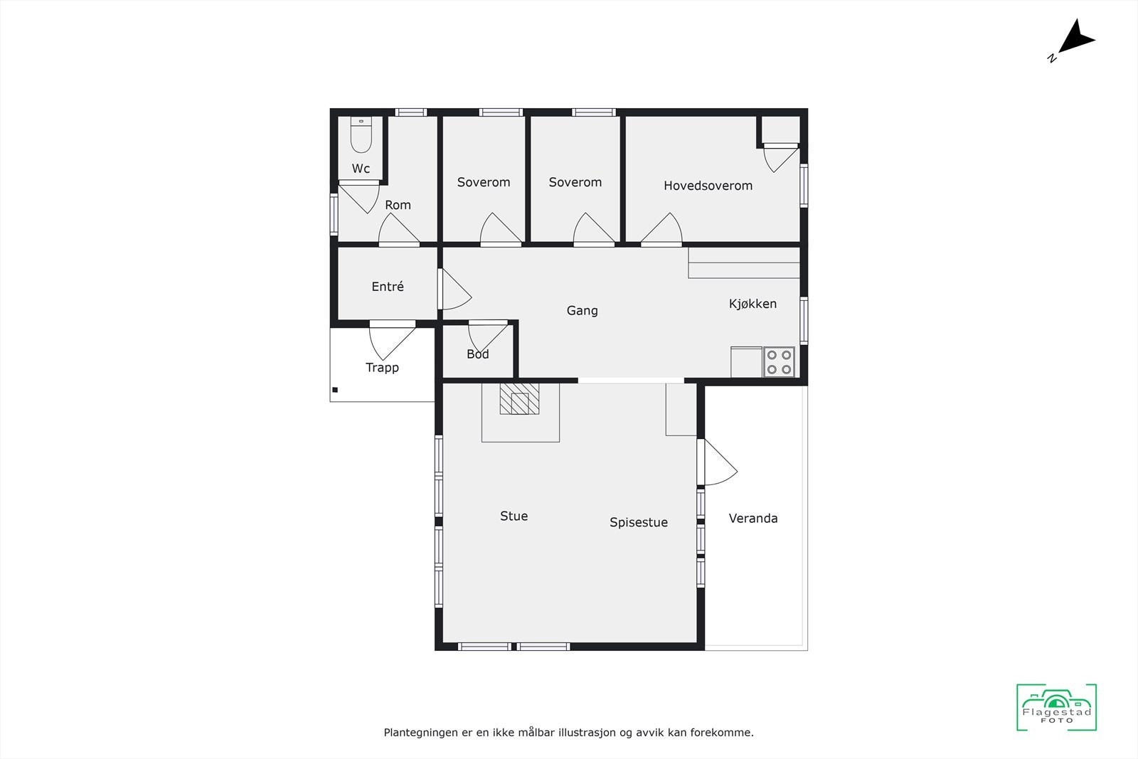 Plantegning Galleribilde