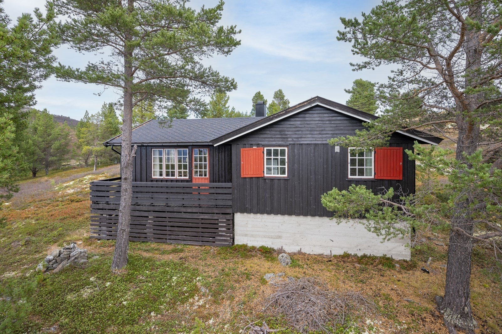 Sjarmerende hytte som er et flott utgangspunkt for turglade mennesker. Galleribilde