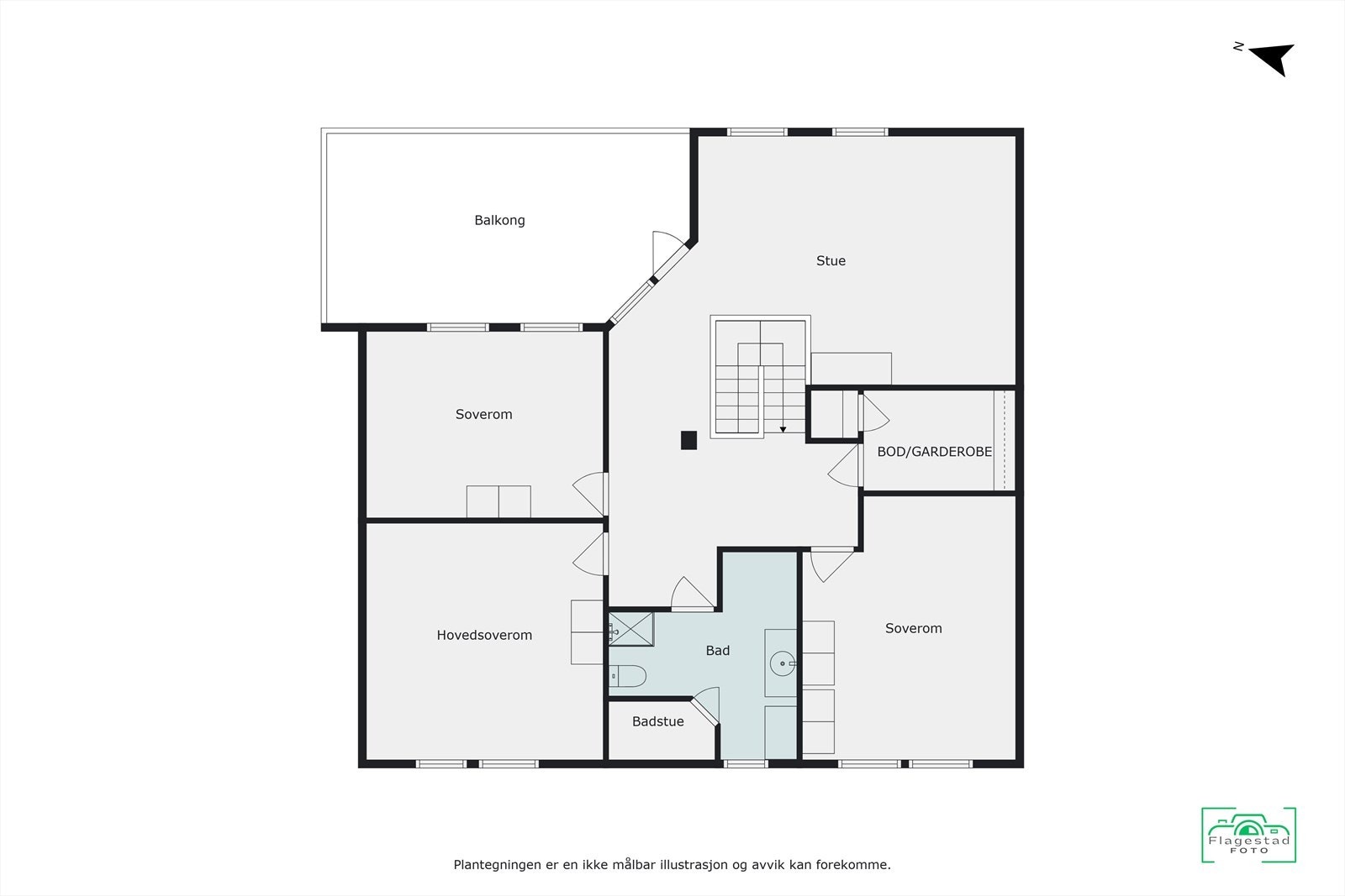 Plantegning Galleribilde