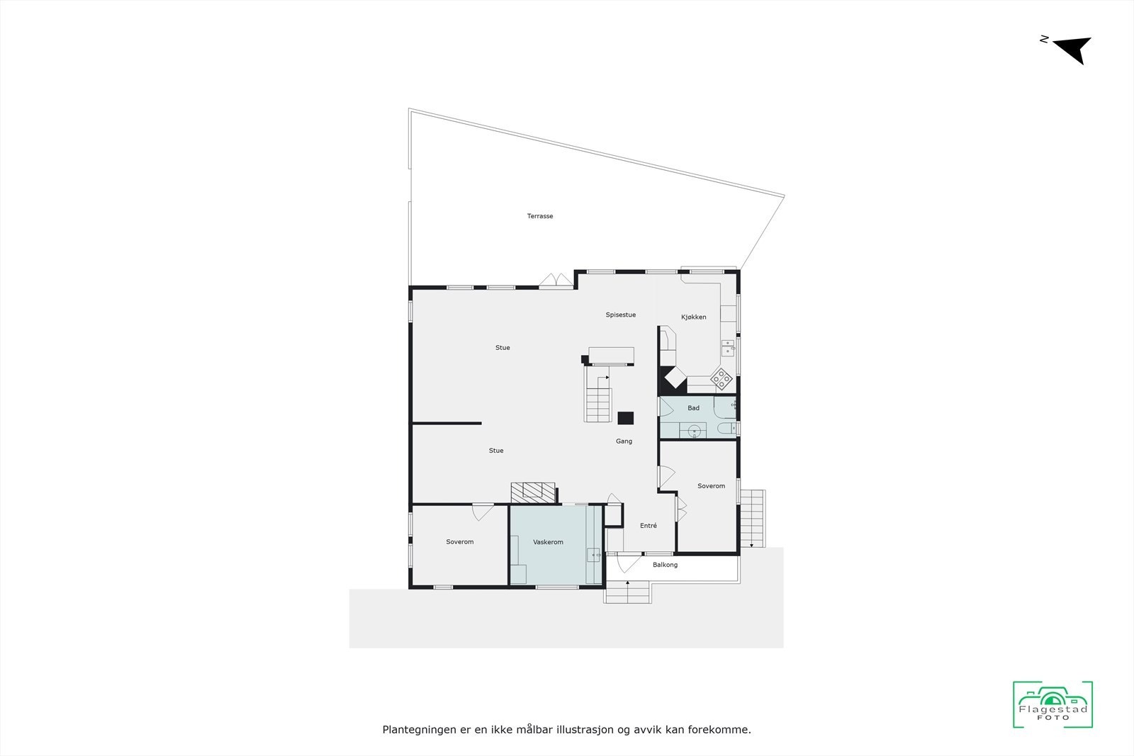 Plantegning Galleribilde