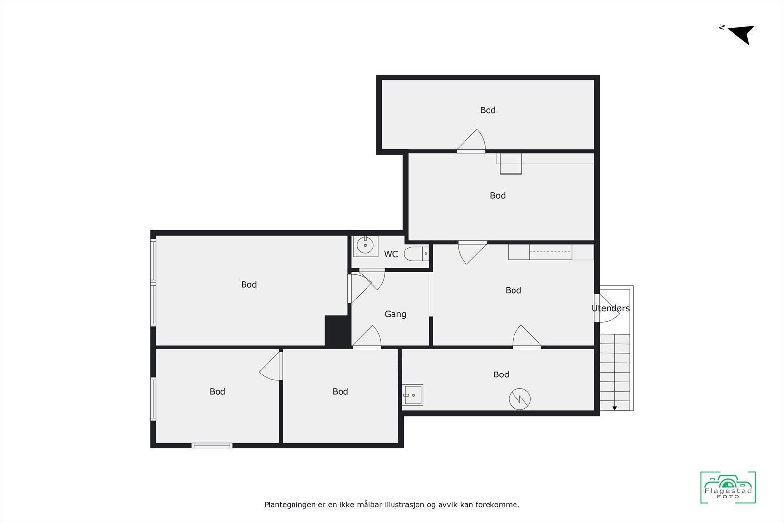 Plantegning Galleribilde
