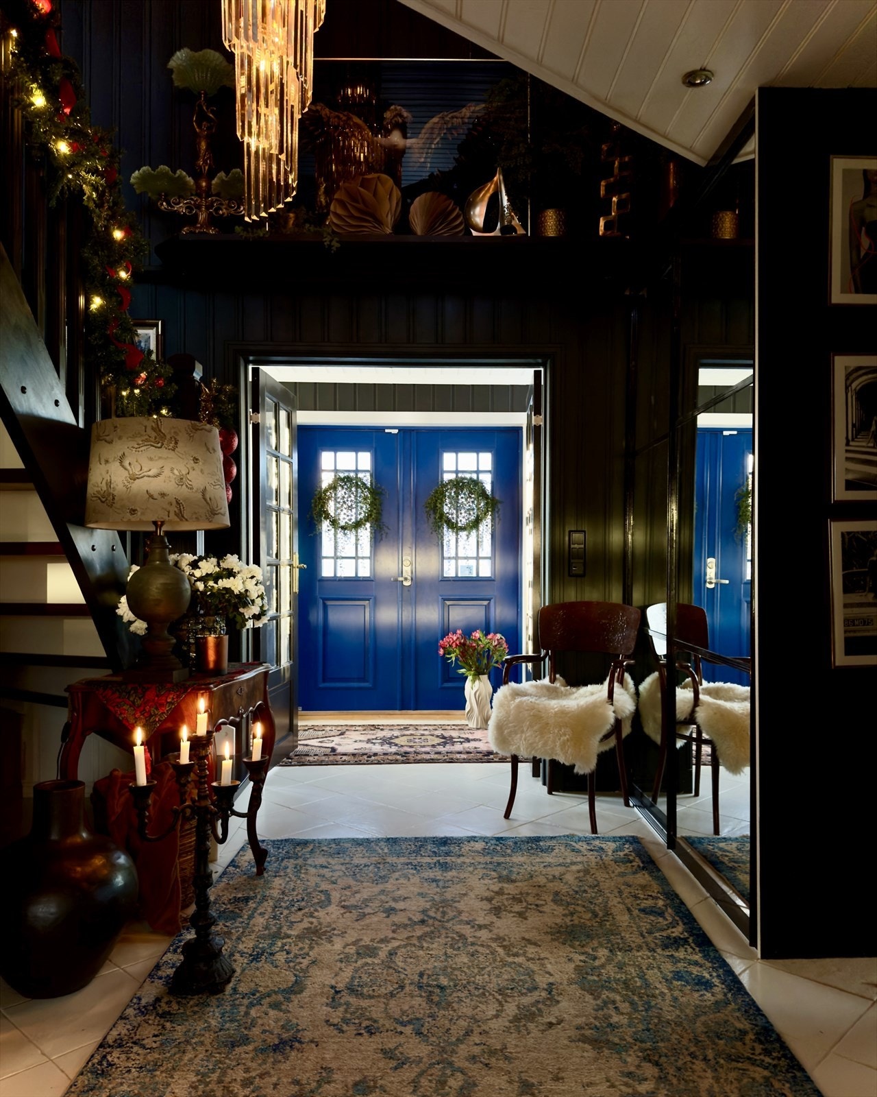 Julestemning i hallen. Foto: Rita Johansen Galleribilde