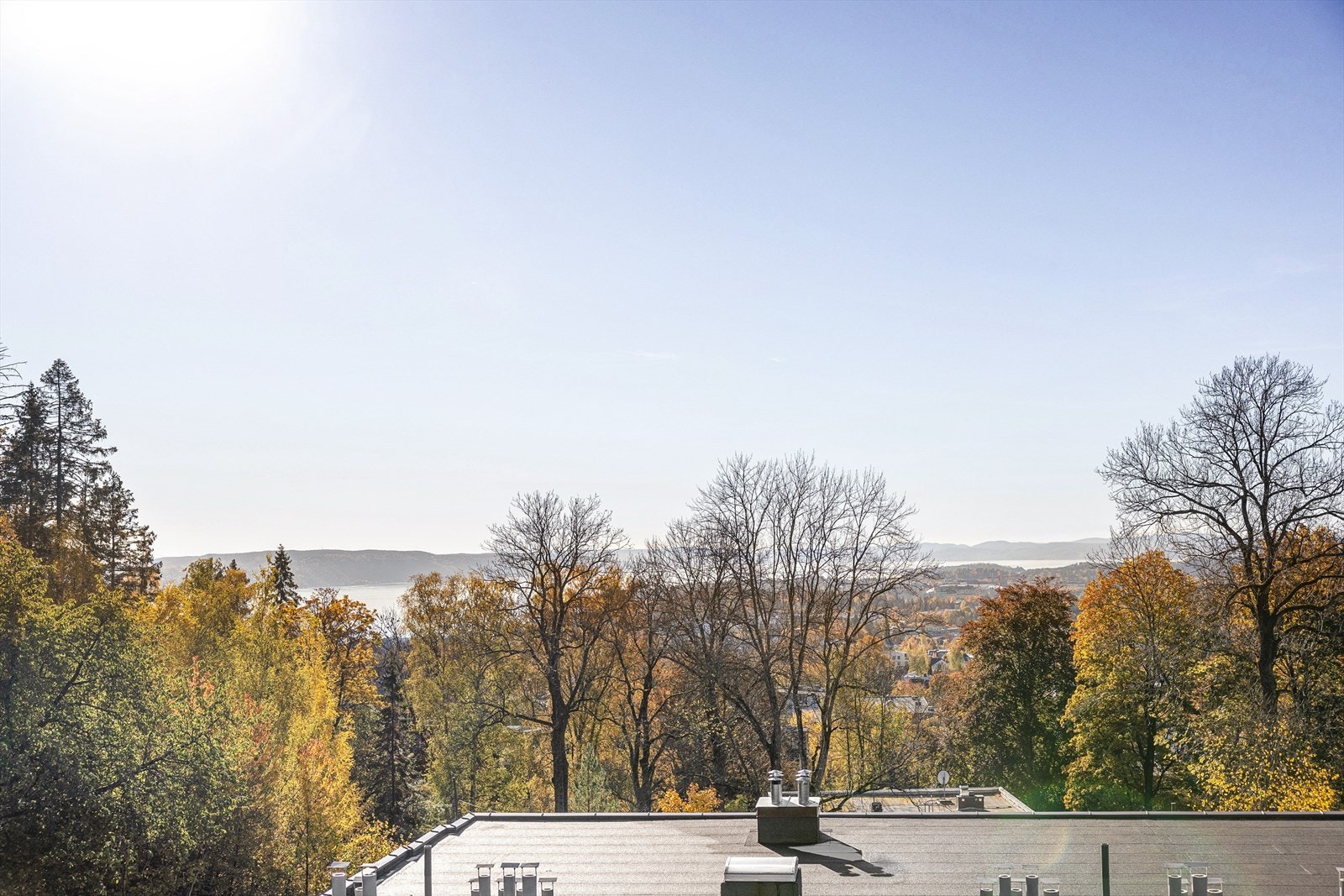 Usjenert og spektakulær utsikt. Galleribilde