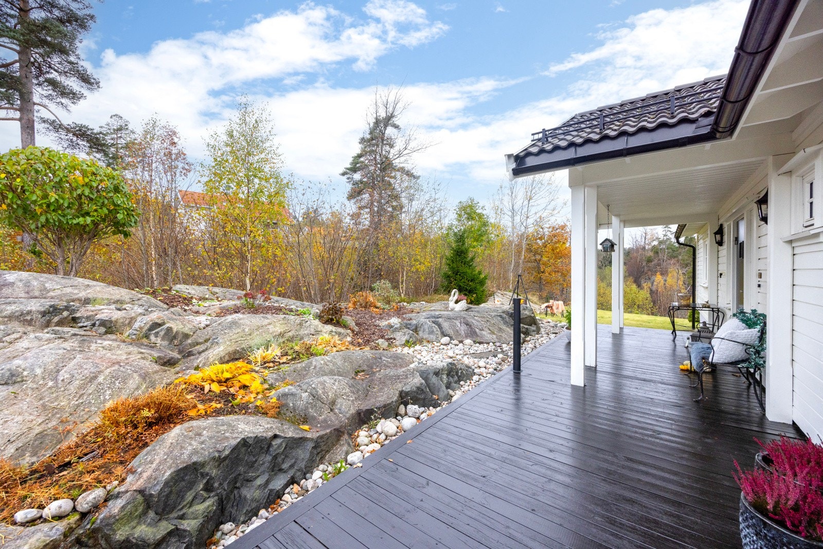 Overbygd inngangsparti Galleribilde