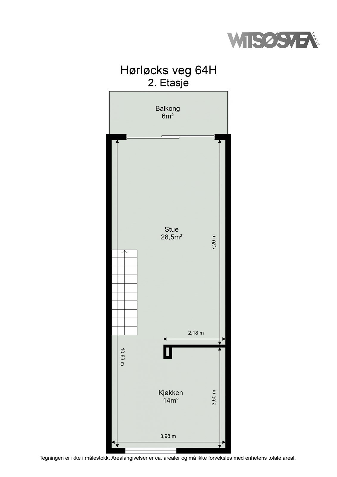 Planskisse 2. etasje. Galleribilde