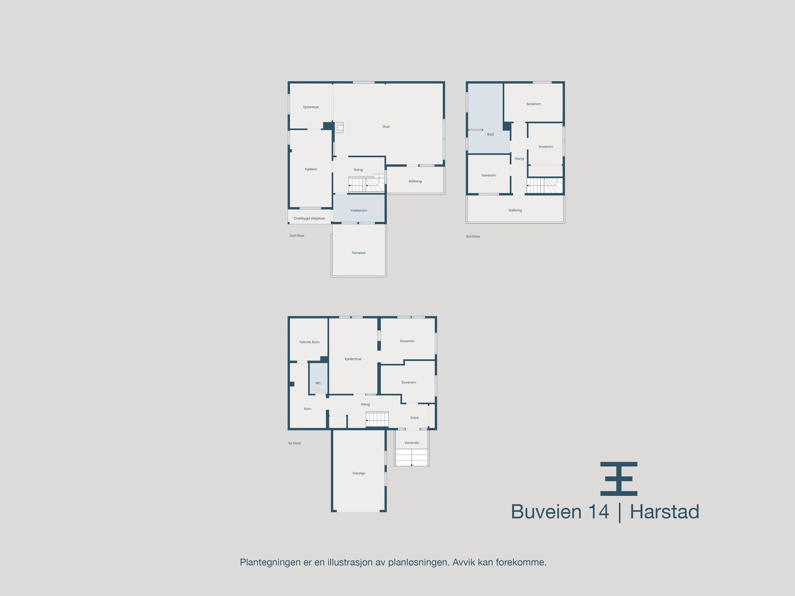 Plantegninger samlet Galleribilde