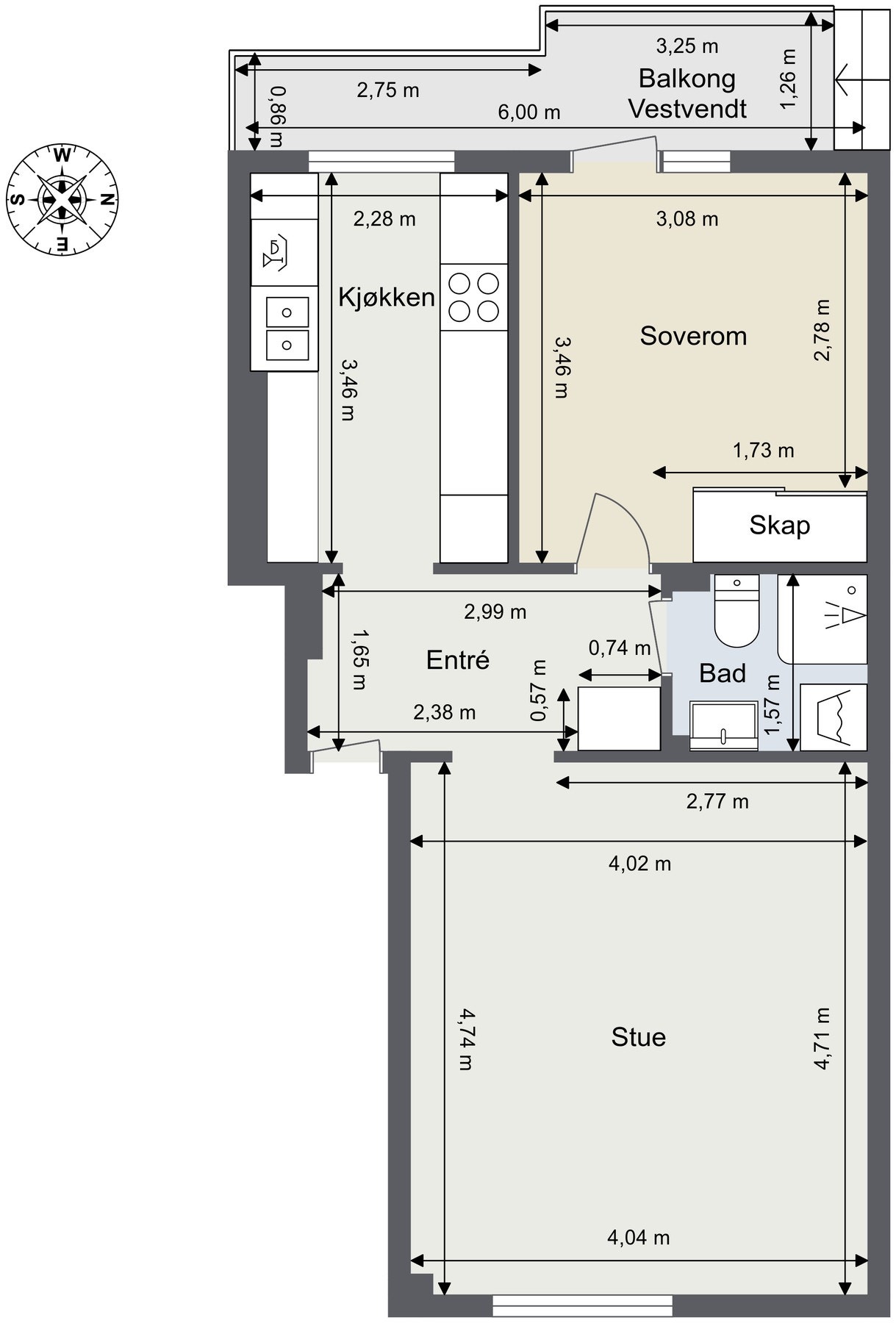 Plantegning. Galleribilde