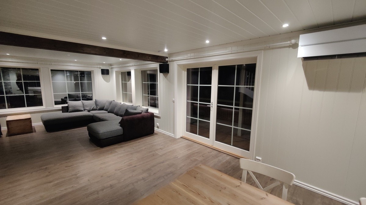 To-fag verandadør ut til terrasse Galleribilde