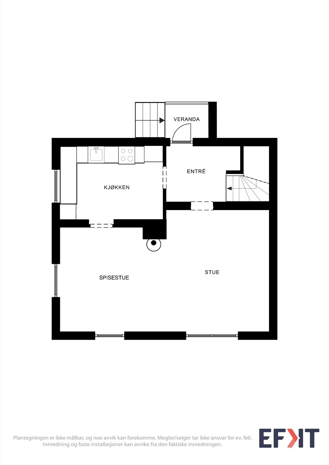 Plantegning - hovedetasje Galleribilde
