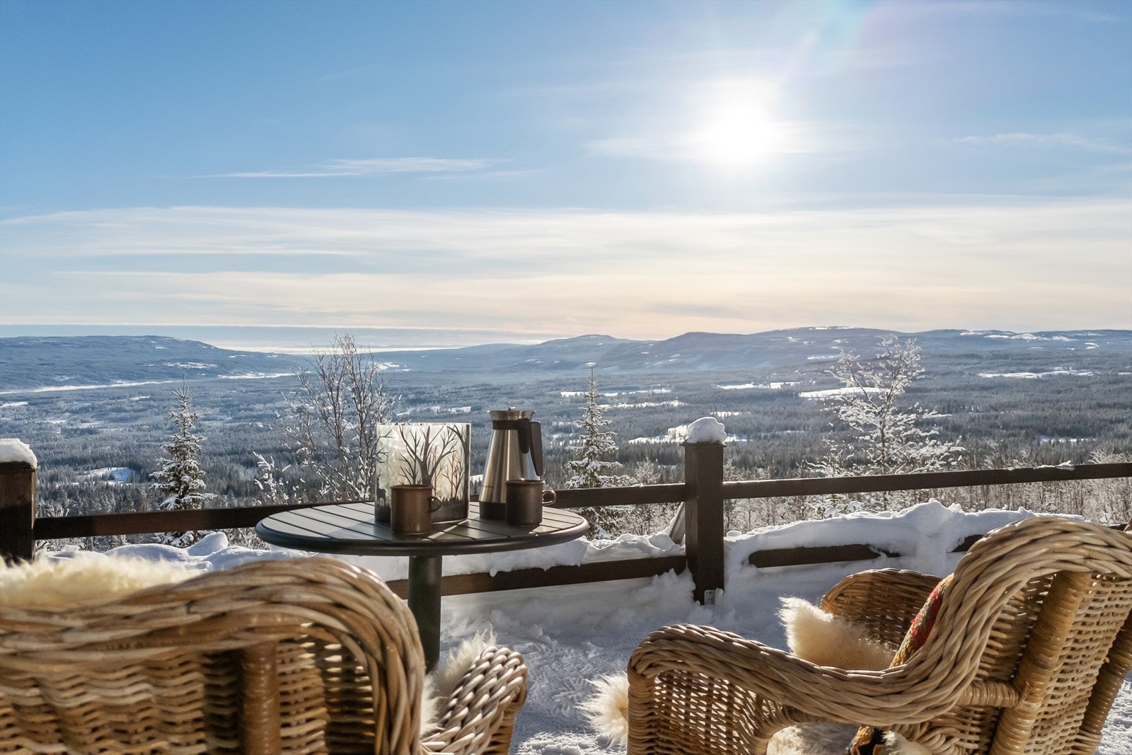 Nyt utsikten fra terrassen! Galleribilde