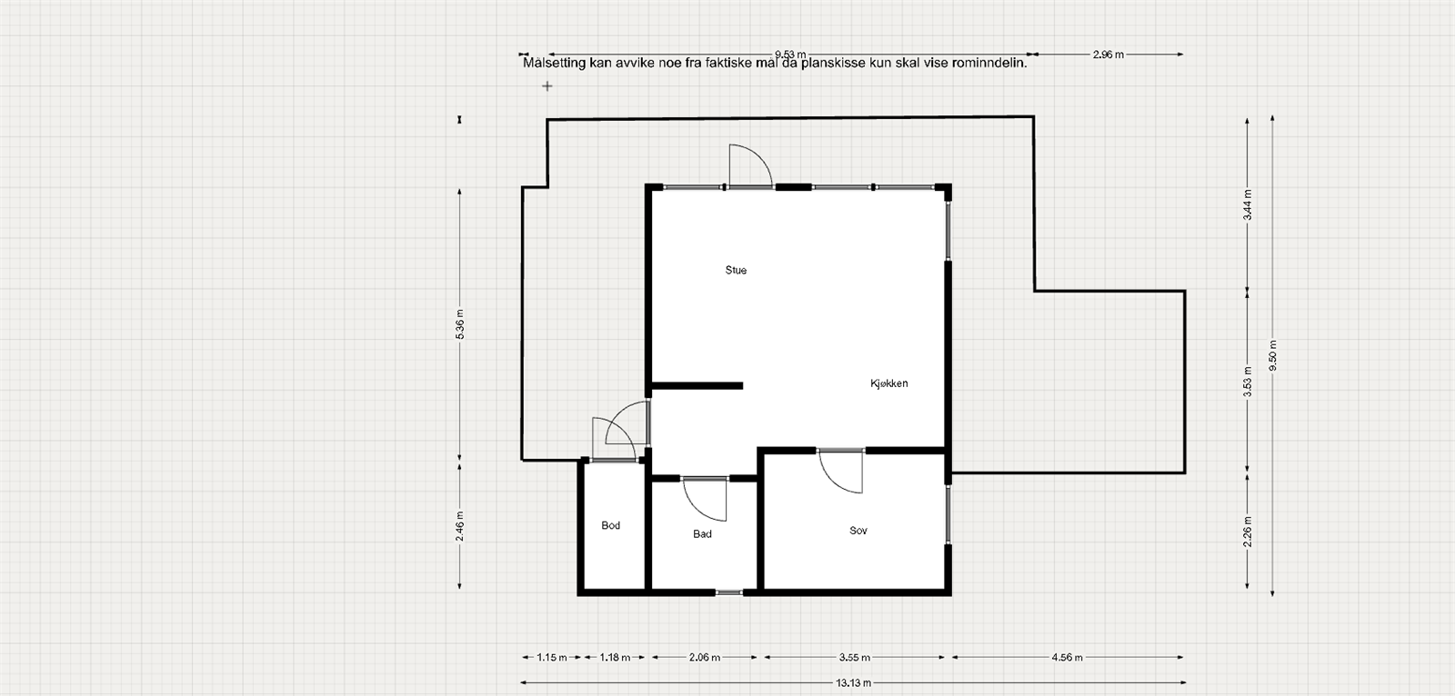 Plantegning Galleribilde