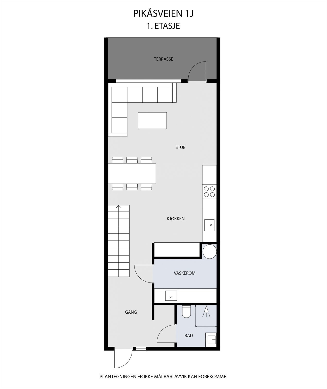 Plantegning 1ETG Galleribilde