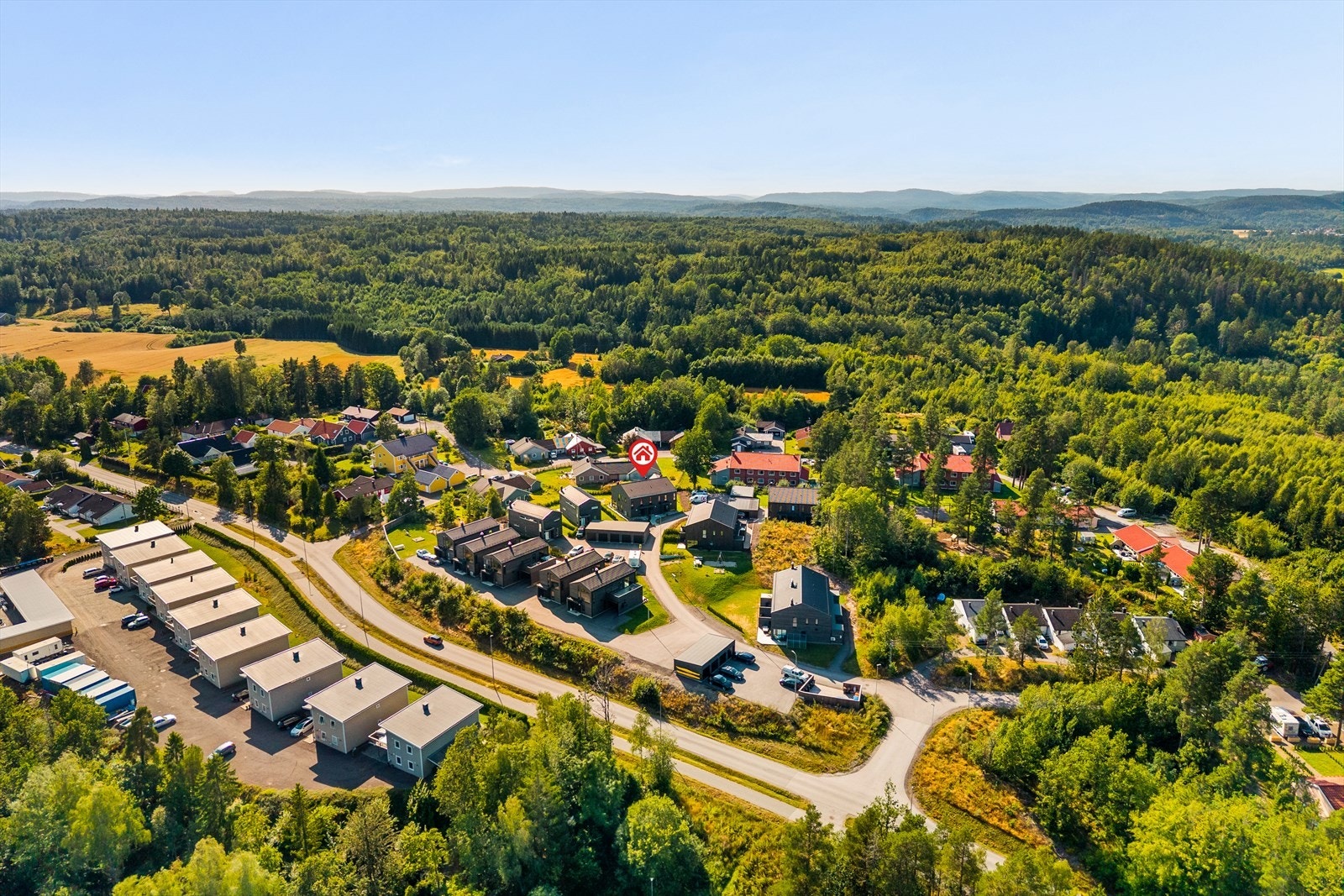 Dronefoto Galleribilde