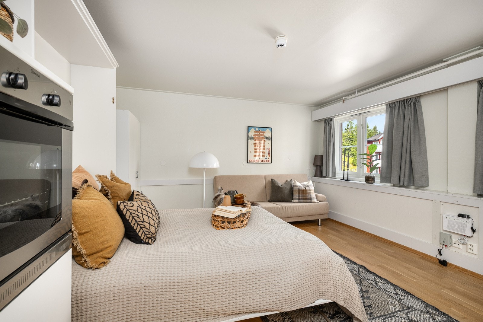 I stuen er det etablert skapseng. Galleribilde