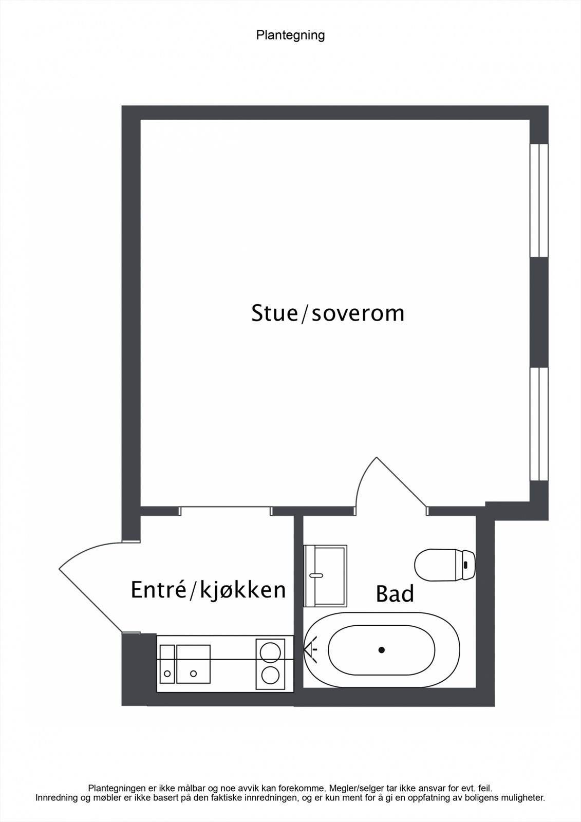 Plantegning. Galleribilde