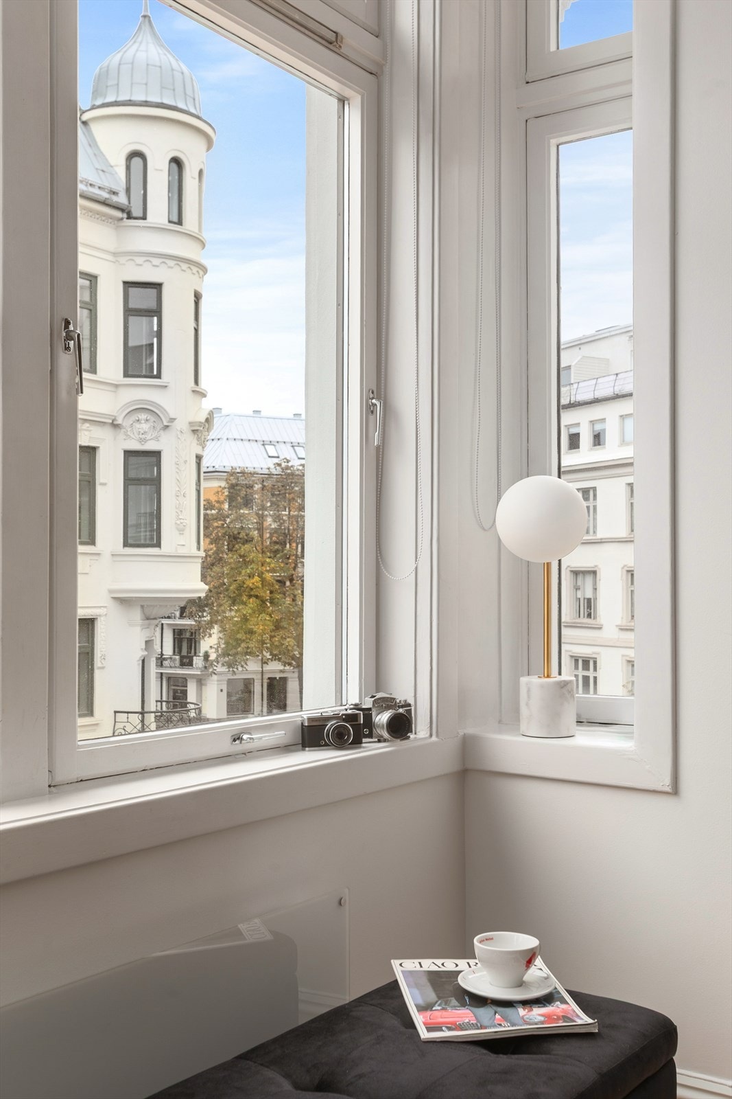 Leiligheten vender inn mot Odins gate. Galleribilde