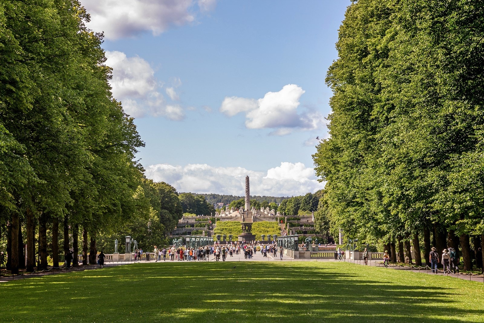 Nydelige Frognerparken. Galleribilde