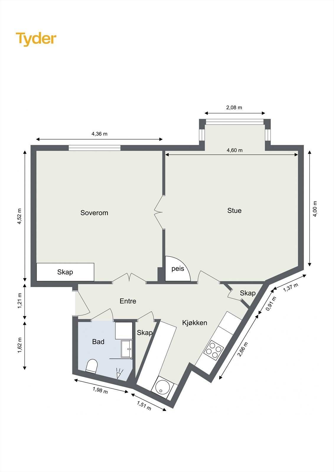 Plantegning. Galleribilde