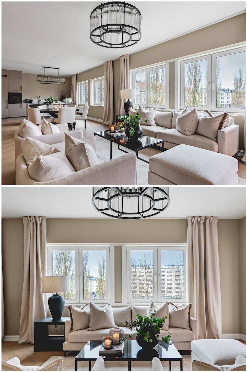 Dette er leiligheten for den som vil flytte rett inn i leilighet med gjennomgående høy standard, med gjennomtenkte løsninger og flotte materialvalg. Galleribilde