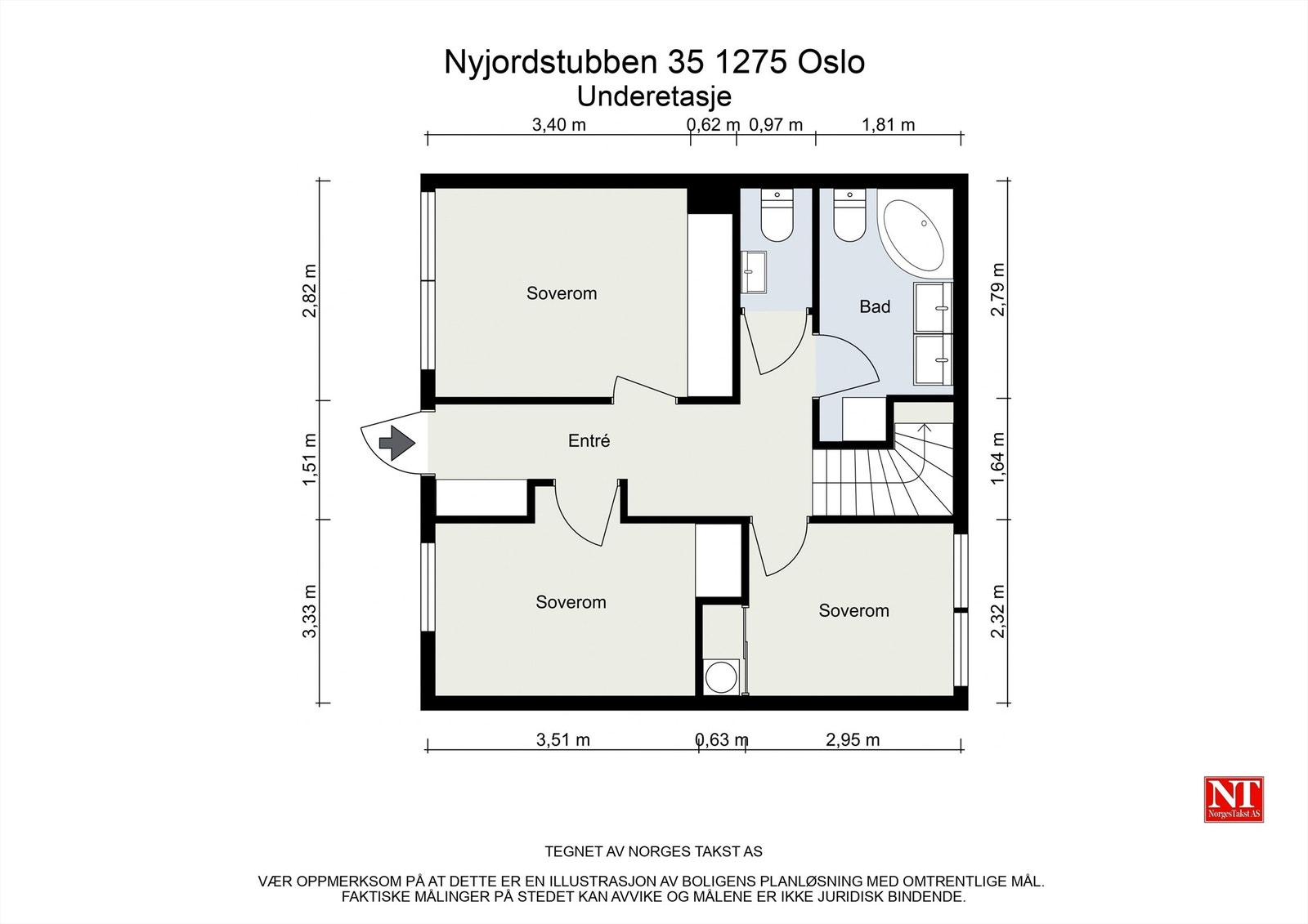 Nyjordstubben 35 1275 Oslo - 2D - Underetasje Galleribilde