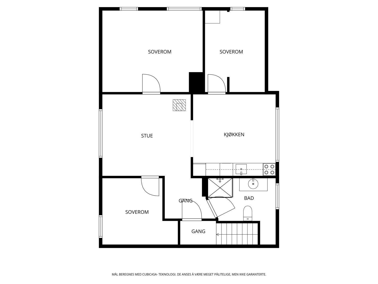 Plantegning Galleribilde