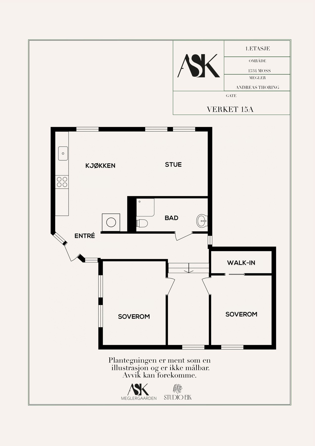 Plantegning Galleribilde