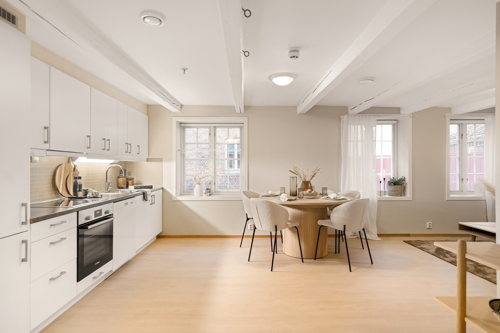 Det er vannbåren varme i alle oppholdsrom Galleribilde