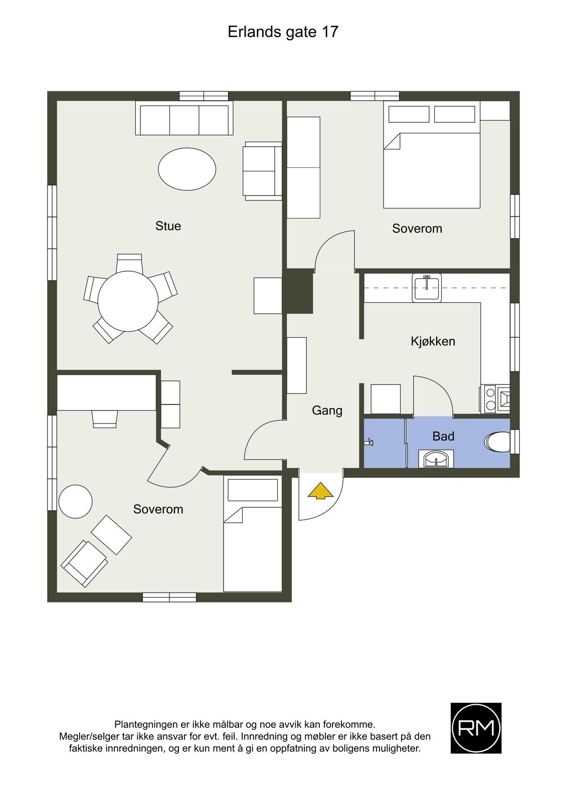 Plantegning. Galleribilde