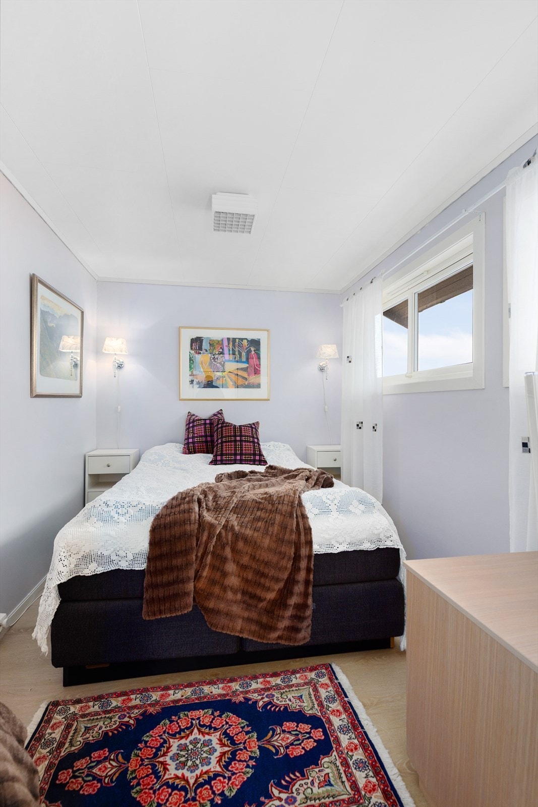 Det andre soverommet vender mot nordøst. Galleribilde