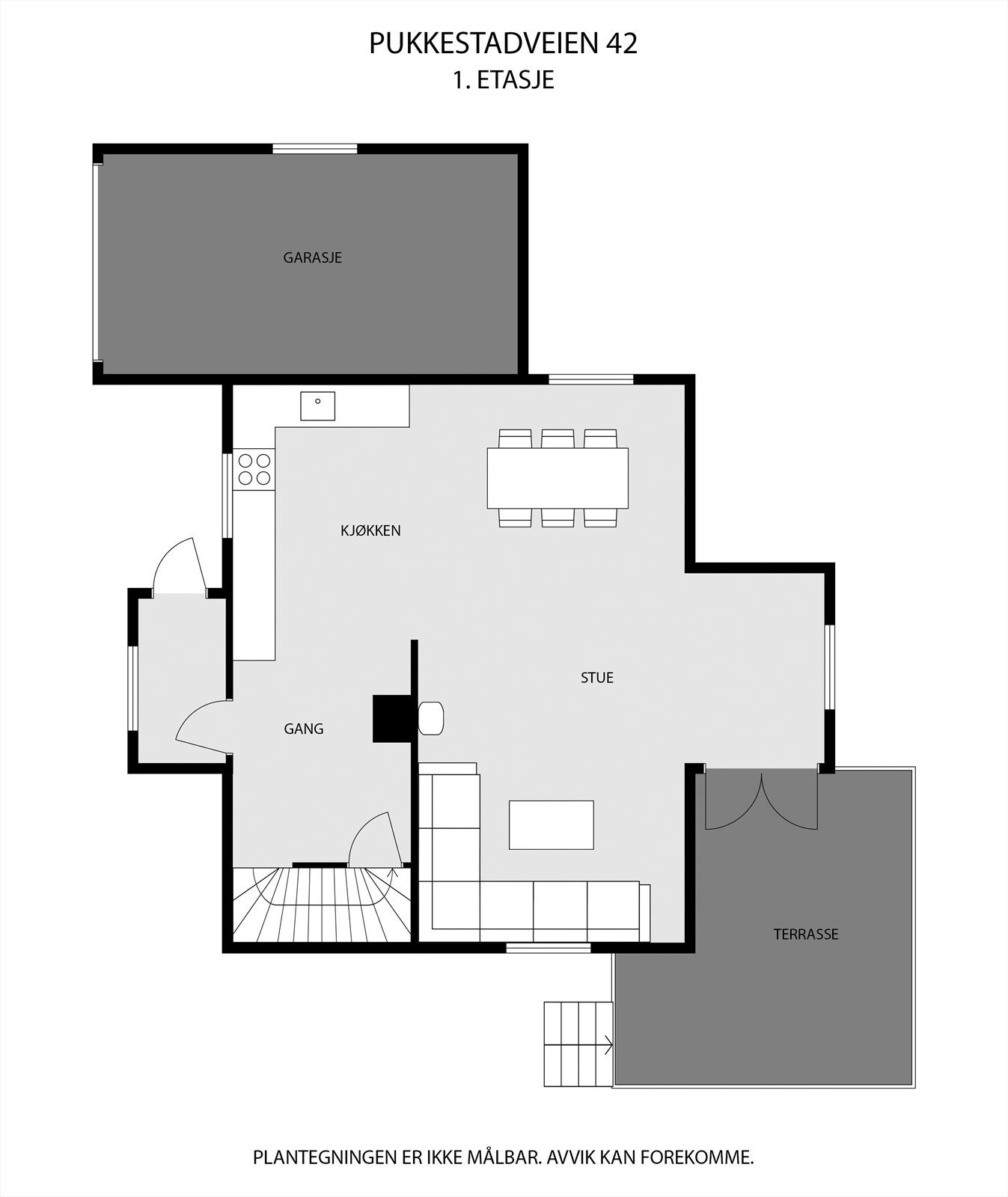 Plantegning 1ETG Galleribilde
