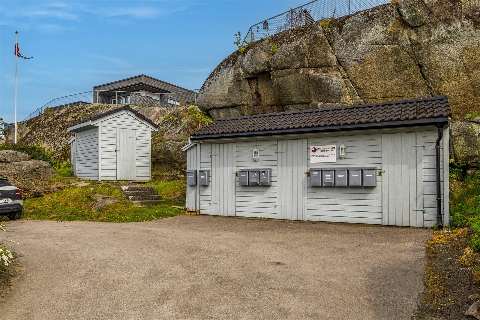 Det medfølger en utvendig bod. Galleribilde